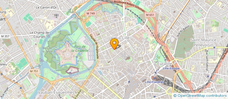 localisation de l'entreprise CTRE REG FORMA TRAVAILLEUSE FAMILIALE à LILLE