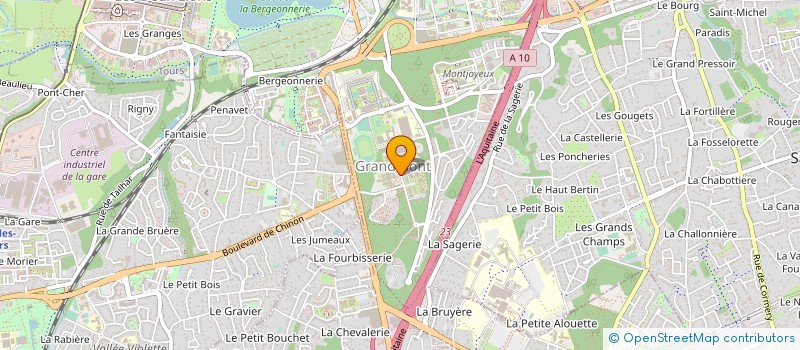 localisation de l'entreprise CTRE REG INNOV TRANSFERT TECHNOLOGIE  TOURS