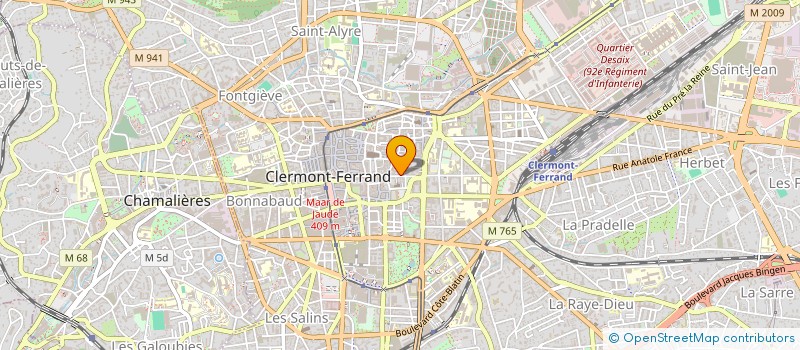 localisation de l'entreprise CTRE REG LIVRE LECTURE D AUVERGNE à CLERMONT-FERRAND