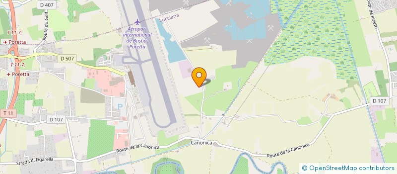localisation de l'entreprise CTRE REGIO INTERCLUB PARACHUTISME CORSE à BORGO