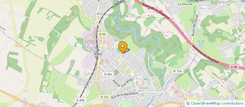 localisation de l'entreprise CTRE REGION FORMATION ACTION CULTURELLE  RENAGE