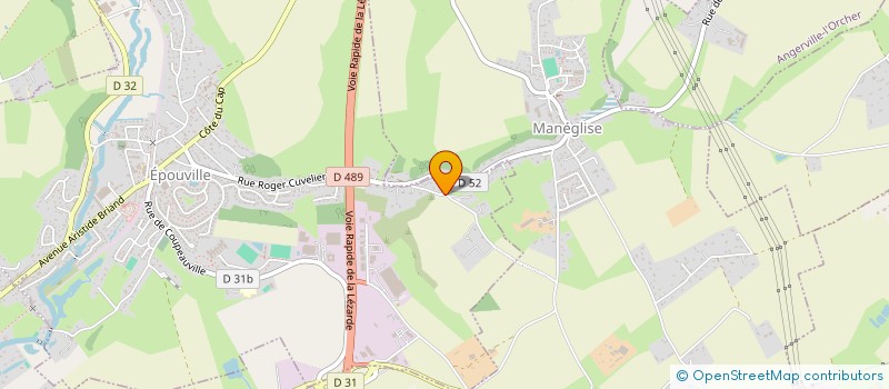 localisation de l'entreprise CTRE REGIONAL D'INITIATION & FORMATION  EPOUVILLE