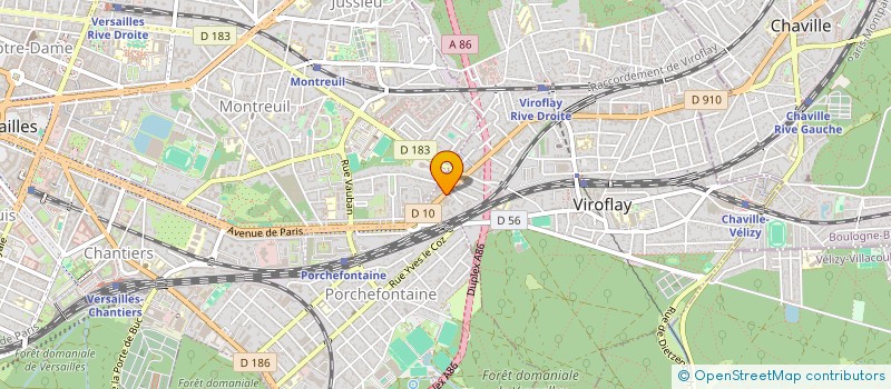 localisation de l'entreprise CTRE REGIONAL DE FORMATION PROF AVOCATS à VIROFLAY