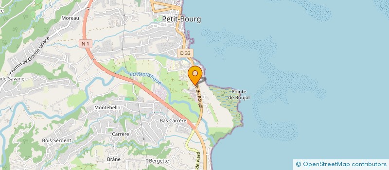 localisation de l'entreprise CTRE REGIONAL DE FORMATION PROFESSIONNELLE à PETIT-BOURG