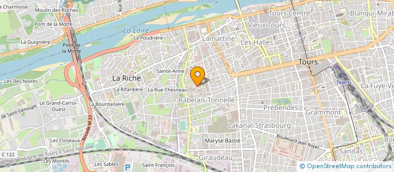 localisation de l'entreprise CTRE REGIONAL INNOV TRANS TECH HYGINOV à TOURS