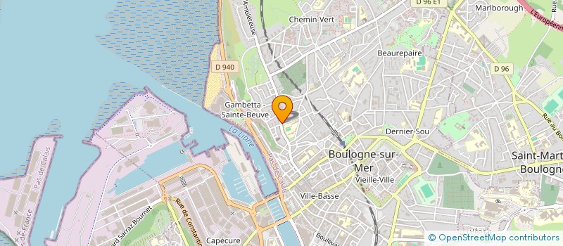 localisation de l'entreprise CTRE REGIONAL PRODUCTION ENREGISTREMENT à BOULOGNE-SUR-MER