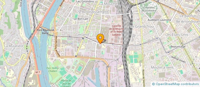 localisation de l'entreprise CTRE REGULATION DIR OPERATION ENTR PRIVE  LYON