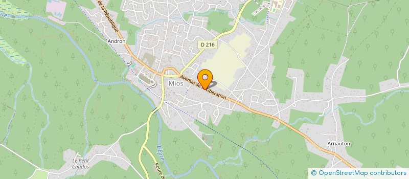 localisation de l'entreprise CTRE RENCO ANIMA LOISIRS BASSIN ARCACHON  BIGANOS