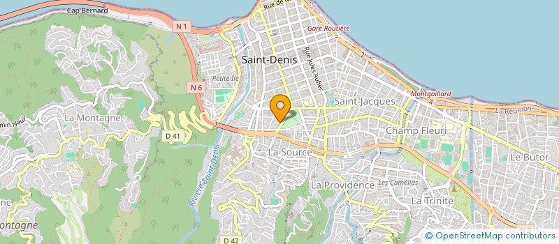 localisation de l'entreprise CTRE REPROGRA ASSIST BUREAU HEBERGE SOC à SAINT DENIS