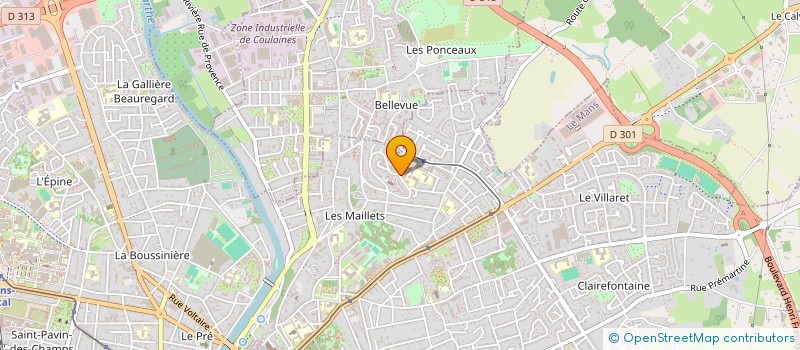 localisation de l'entreprise CTRE RESSOUR APPLIC TECHNO NOUVEL RECHER à LE MANS