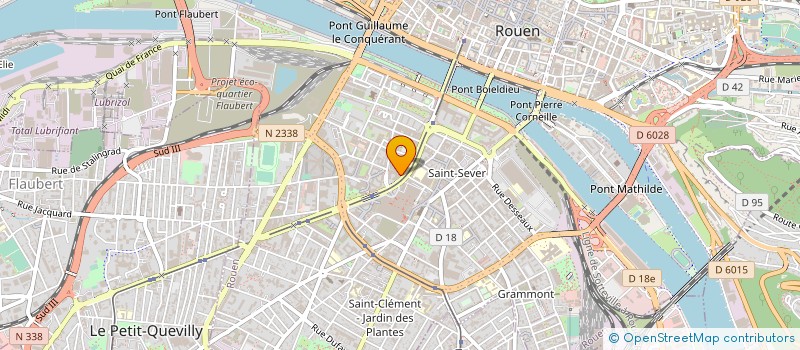 localisation de l'entreprise CTRE RESSOURCE FORMATION PROFESSIONNELLE à ROUEN