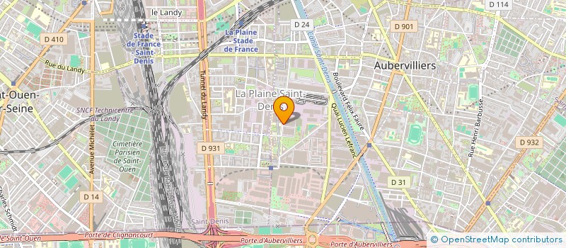 localisation de l'entreprise CTRE RESSOURCES AUTISME ILE DE FRANCE à AUBERVILLIERS