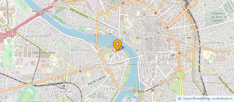 localisation de l'entreprise CTRE RESSOURCES AUTISME MIDI-PYRENEES à TOULOUSE