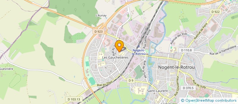localisation de l'entreprise CTRE RESSOURCES BIBLIOTHEQUE PEDAGOGIQUE à NOGENT-LE-ROTROU
