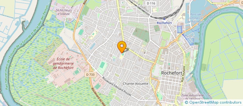 localisation de l'entreprise CTRE RESSOURCES INFORMATIQ DE ROCHEFORT  ROCHEFORT