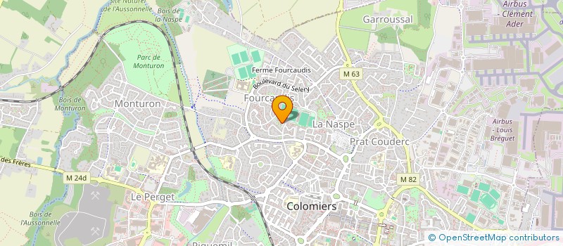 localisation de l'entreprise CTRE RESSOURCES NON-VIOLENCE MIDI-PYRENE à COLOMIERS