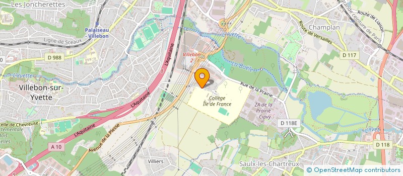 localisation de l'entreprise CTRE RETRAITE SPIRITUELLES LAZARISTES à VILLEBON-SUR-YVETTE