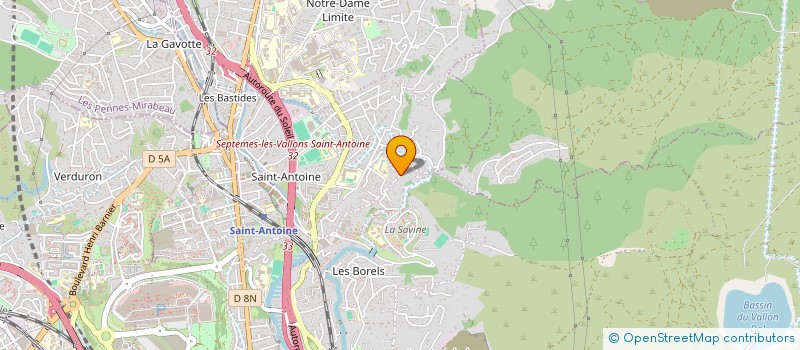 localisation de l'entreprise CTRE SOCIAL CULTUREL SAVINE LES BORELS à MARSEILLE