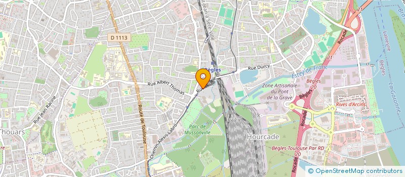 localisation de l'entreprise CTRE SOINS INFIRM LAJUS LAPEYRONNIE à BEGLES