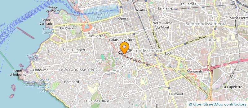 localisation de l'entreprise CTRE SOURCE ECOLE FRANCAISE PSYCHOSYNTHESE à MARSEILLE