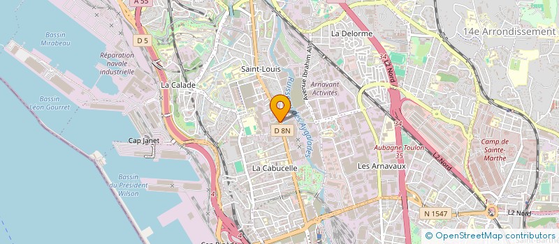 localisation de l'entreprise CTRE SOUTIEN SCOLAIRE MICHEL MORICHON à MARSEILLE