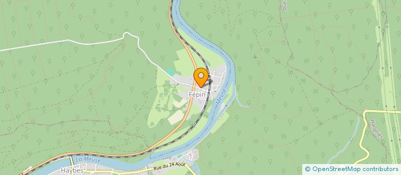 localisation de l'entreprise CTRE SPORTIF ARTISTIQUE CULTU HAYBOIS  FEPIN