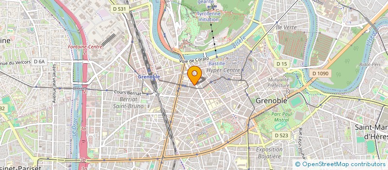 localisation de l'entreprise CTRE TECHN DEPART CONSOMMATION  GRENOBLE