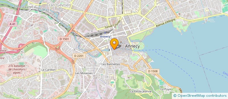 localisation de l'entreprise CTRE TECHNIQ DEPARTEMENTAL CONSOMMATION à ANNECY