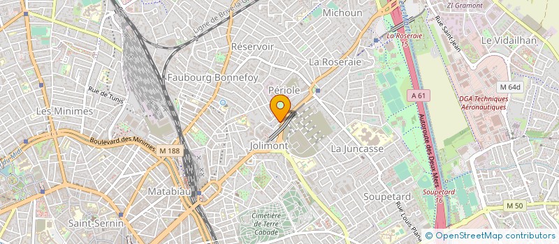 localisation de l'entreprise CTRE TECHNIQUE ANALYSE COMPTABLE BATIMEN à TOULOUSE