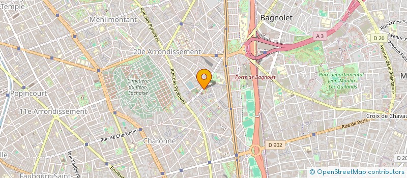 localisation de l'entreprise CTRE TECHNIQUE MAINTENANCE BATIMENT  PARIS