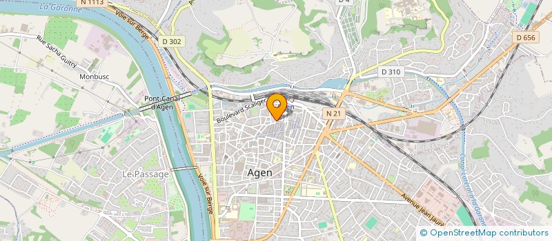 localisation de l'entreprise CTRE TELETRANSMISSIONS INFORMAT LOT GAR à AGEN