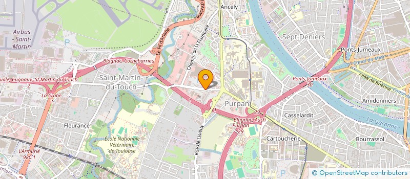 localisation de l'entreprise CTRE TOULOUSAIN CONTROLE QUALITE BIO... à TOULOUSE
