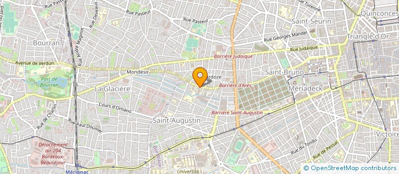 localisation de l'entreprise CTRE TRAITEM MALADIE RENALES ST AUGUSTIN à BORDEAUX