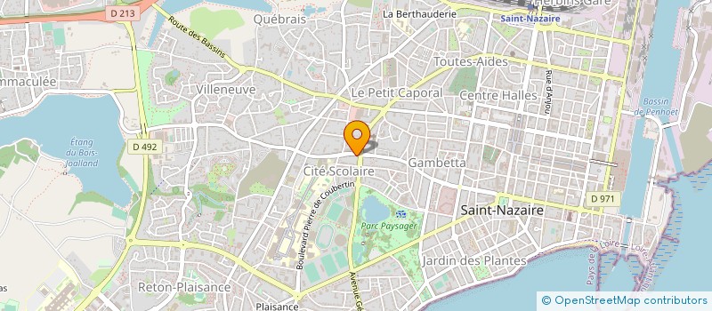 localisation de l'entreprise CTRE TRANSCRIP MUSICALE BRAILLE INFORM  SAINT-NAZAIRE