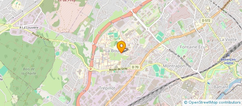 localisation de l'entreprise CTRE TRANSFERT EN MICRO NANOTECHNIQUE à BESANCON