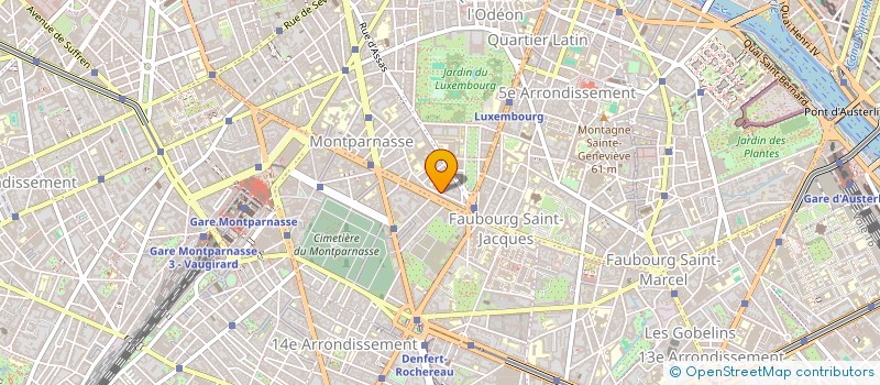 localisation de l'entreprise CTRE TUDES CONNAISS OPINION PUBLIQ  PARIS