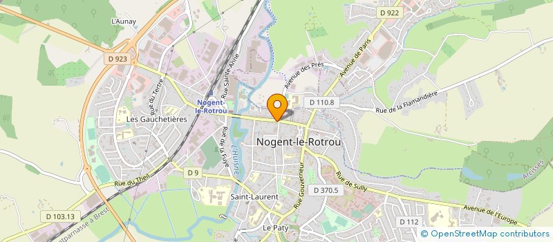 localisation de l'entreprise CTRE UNIV TEMPS LIBRE NOGENT LEROTROU à NOGENT-LE-ROTROU