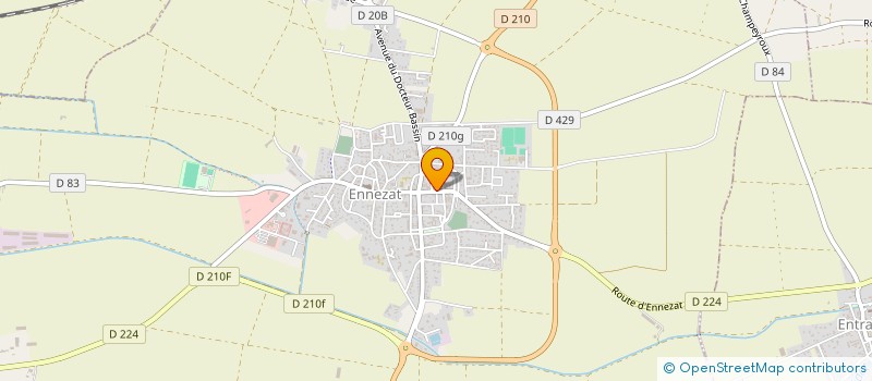 localisation de l'entreprise CTRE VIDEO DISTRI  ENNEZAT