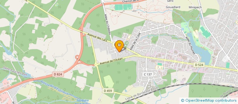 localisation de l'entreprise CTRL  SAINT-PAUL-LES-DAX