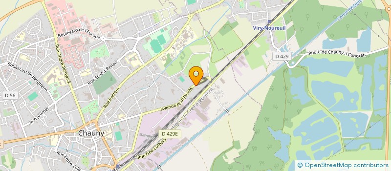 localisation de l'entreprise CTRL-S  CHAUNY