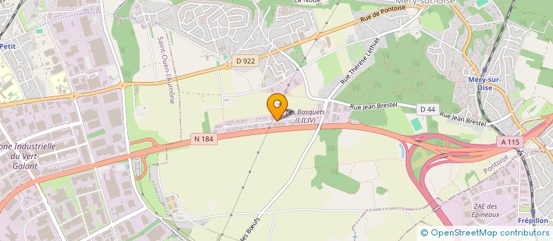 localisation de l'entreprise CTRL TEC 95  MERY-SUR-OISE