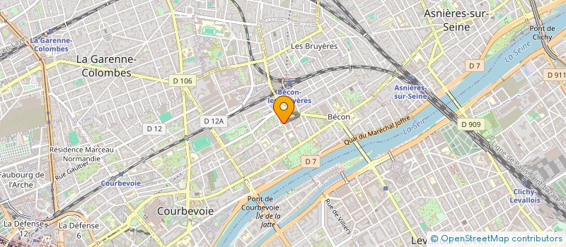 localisation de l'entreprise CTRLALTDEL à COURBEVOIE