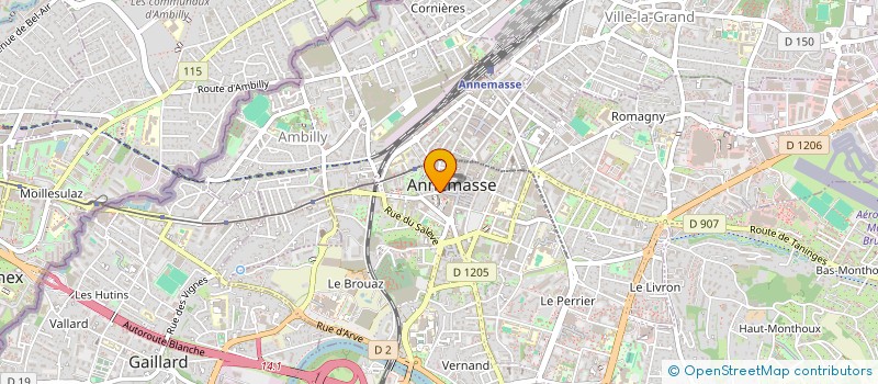 localisation de l'entreprise CTS ANDRIER DUPENLOUP à ANNEMASSE