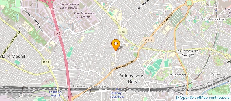 localisation de l'entreprise CTS & ASSOCIES à AULNAY-SOUS-BOIS