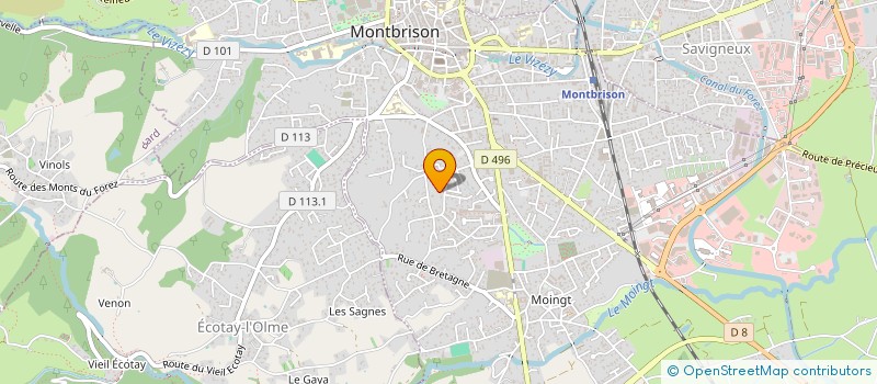 localisation de l'entreprise CTS BEAL FRERES  CHAMPDIEU