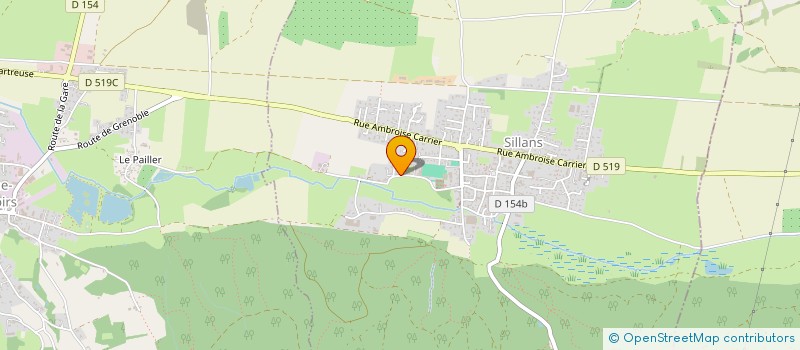 localisation de l'entreprise CTS BIEVRE  SILLANS