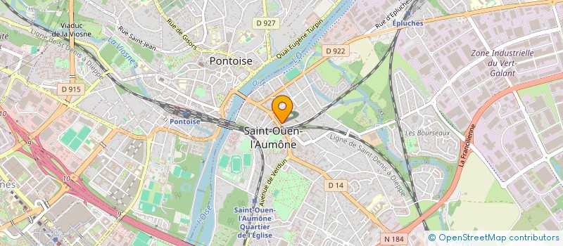 localisation de l'entreprise CTS BTP à SAINT-OUEN-L'AUMONE