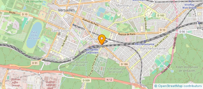 localisation de l'entreprise CTS COMPAGNIE DE TRANSPORT ET DE SERVICES à VERSAILLES