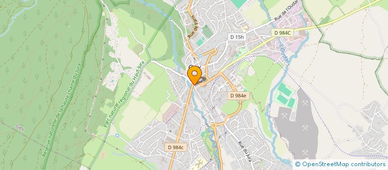 localisation de l'entreprise CTS  COURTOIS ET PART  GEX