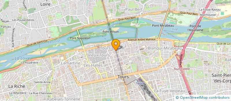 localisation de l'entreprise CTS GANZIN DU BOISBAUDRY  TOURS